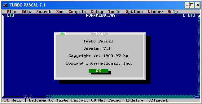 Turbo Pascal 7.1