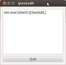 Наследование QWidget